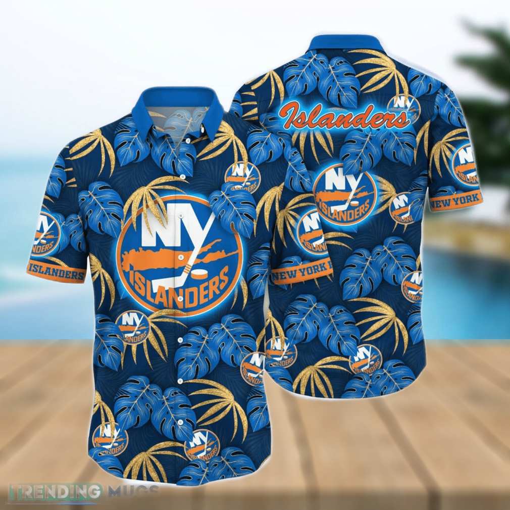 New York Islanders NHL Flower Hawaiian Shirt Style Gift For Men Women Fans  - YesItCustom