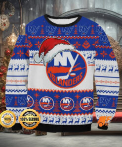 New York Islanders Ugly Sweater for NHL Fans, Funny Xmas Gift Ideas