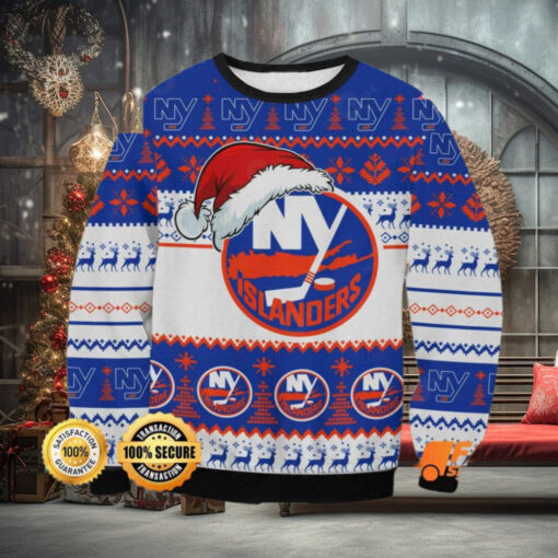 New York Islanders Ugly Sweater for NHL Fans, Funny Xmas Gift Ideas