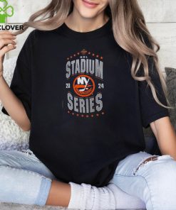 New York Islanders WEAR by Erin Andrews Women's 2024 NHL Stadium Series Boyfriend T Shirt