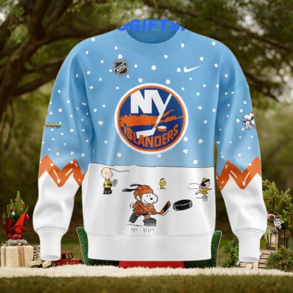 New York Islanders x Peanuts & Snoopy Night Special Edition Sweater New York Islanders x Peanuts & Snoopy Night Special Edition Sweater