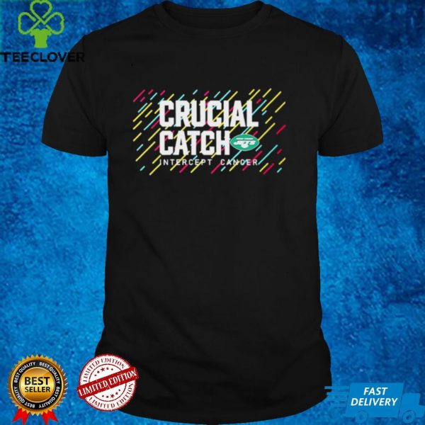 New York Jets 2021 Crucial Catch Intercept Cancer T Shirt