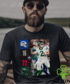 New York Jets 22 16 Wins Buffalo Bills 2023 Monday Night Football Final Score Shirt