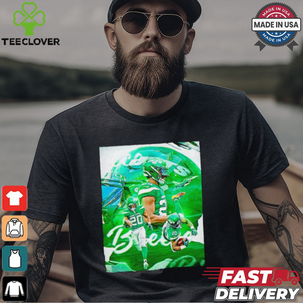 New York Jets Breece Hall No. 20 graphic shirt New York Jets Breece Hall No. 20 graphic shirt