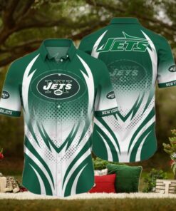 New York Jets Custom Funny Hawaiian Shirt Beach Outfit Floral