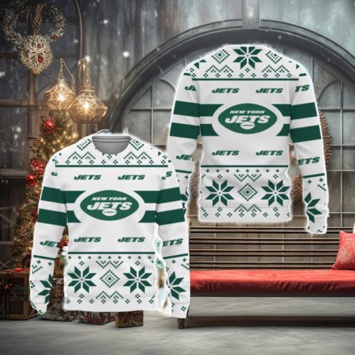 New York Jets Custom New Uniforms For Fan Gear Ugly Christmas Sweater