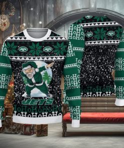New York Jets Dabbing Santa Christmas Sweater