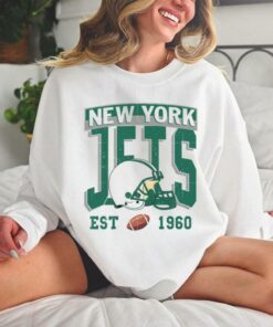 New York Jets Est 1960 Vintage Helmet Caricature Unisex T Shirt –  Pride in Style!