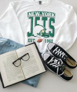 New York Jets Est 1960 Vintage Helmet Caricature Unisex T Shirt –  Pride in Style!