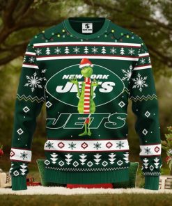 New York Jets Funny Grinch Xmas Ugly Christmas Sweater Best Christmas Gift Ideas