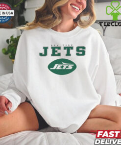 New York Jets Gameday Couture Women_s Big Goals Relaxed Fit French Terry Pullover shirt