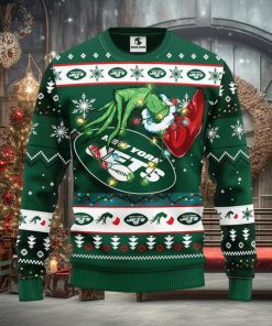New York Jets Grinch Christmas Ugly Sweater