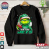 Seattle Seahawks Grinch wearing Santa hat Christmas 2024 shirt