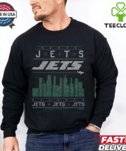 New York Jets Holiday Crewneck shirt