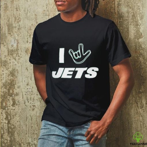 New York Jets Homage The NFL ASL Collection by Love Sign Tri Blend T Shirt