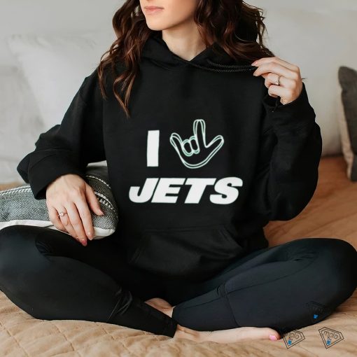 New York Jets Homage The NFL ASL Collection by Love Sign Tri Blend T Shirt