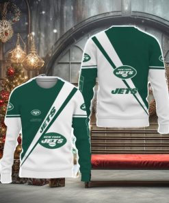 New York Jets Knitted Christmas Sweater All Over Print