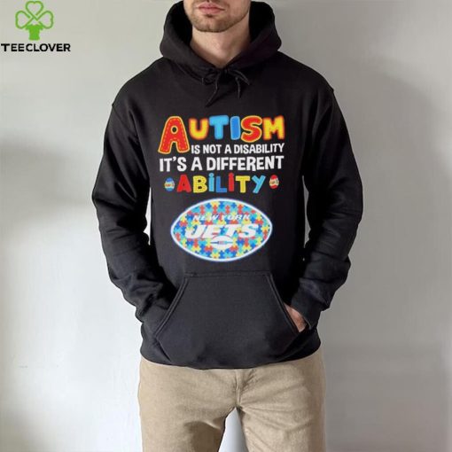 New York Jets NFL Autism Is Not A Disability 2024 Shirt