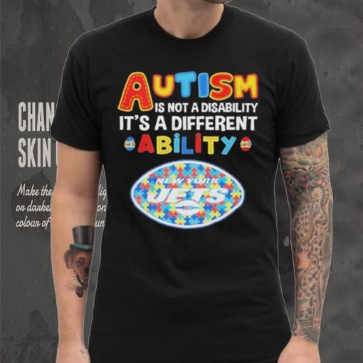 New York Jets NFL Autism Is Not A Disability 2024 Shirt