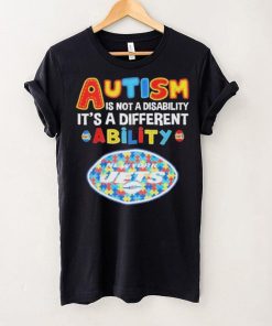 New York Jets NFL Autism Is Not A Disability 2024 Shirt