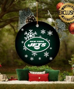 New York Jets NFL Custom Name 2023 Holiday Gifts Christmas Decorations Ornament