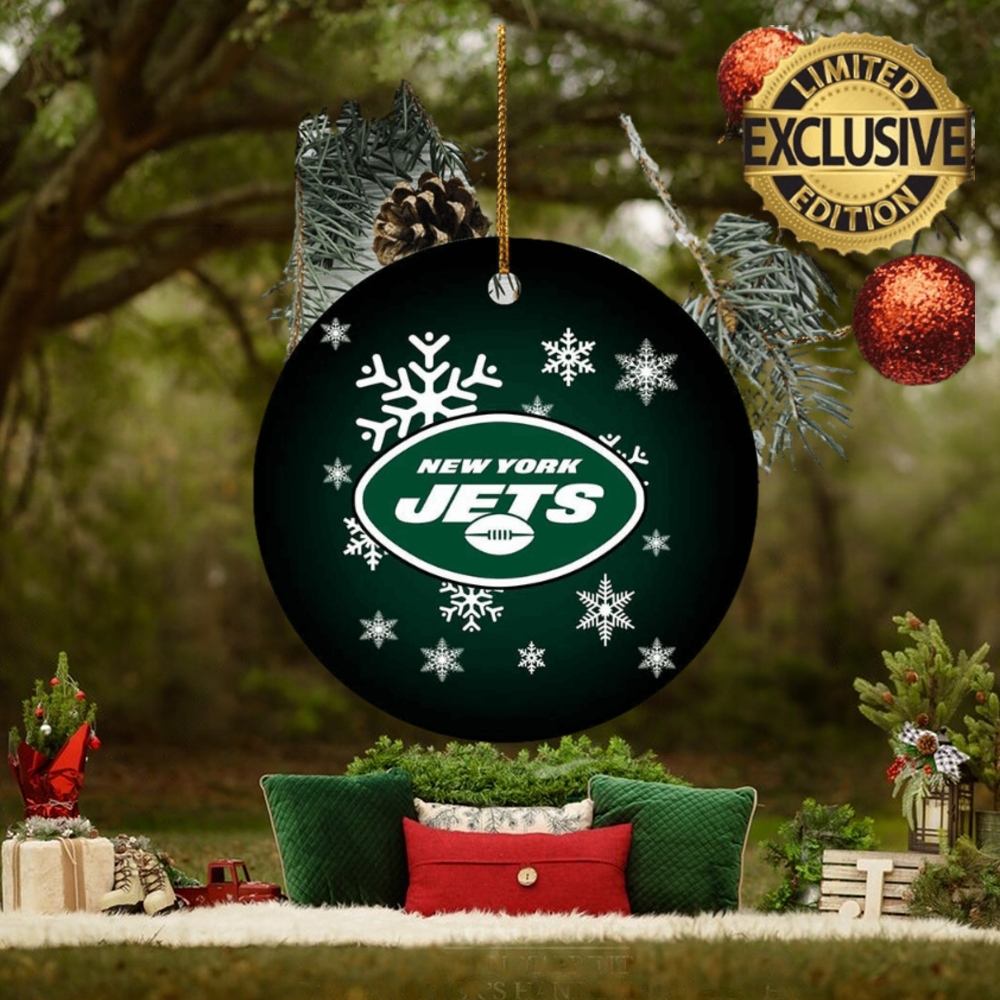 New York Jets NFL Custom Name 2023 Holiday Gifts Christmas Decorations Ornament New York Jets NFL Custom Name 2023 Holiday Gifts Christmas Decorations Ornament