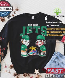 New York Jets NFL Halloween Peeing Funny Shirt
