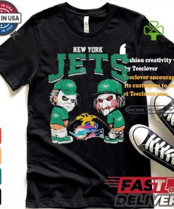 New York Jets NFL Halloween Peeing Funny Shirt