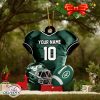 New York Jets NFL Sport Ornament Custom Name And Number 2023 Christmas Tree Decorations