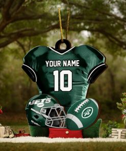 New York Jets NFL Sport Ornament Custom Name And Number