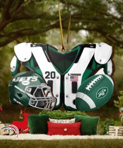 New York Jets NFL Sport Ornament Custom Your Name And Number 2023 Christmas Tree Decorations