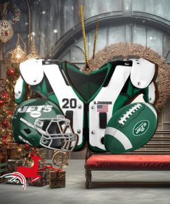 New York Jets NFL Sport Ornament Custom Your Name And Number 2023 Christmas Tree Decorations