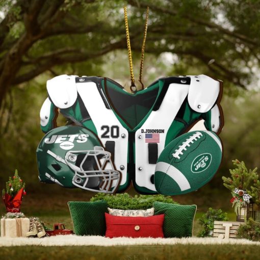 New York Jets NFL Sport Ornament Custom Your Name And Number