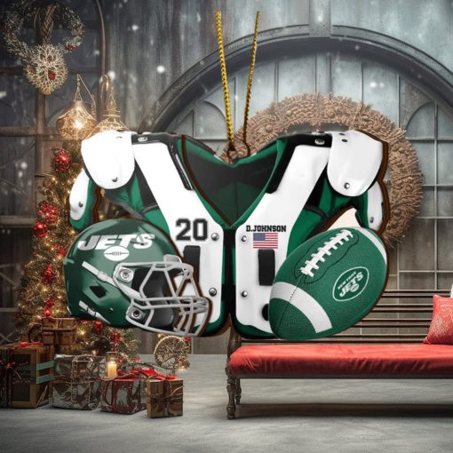 New York Jets NFL Sport Ornament Custom Your Name And Number