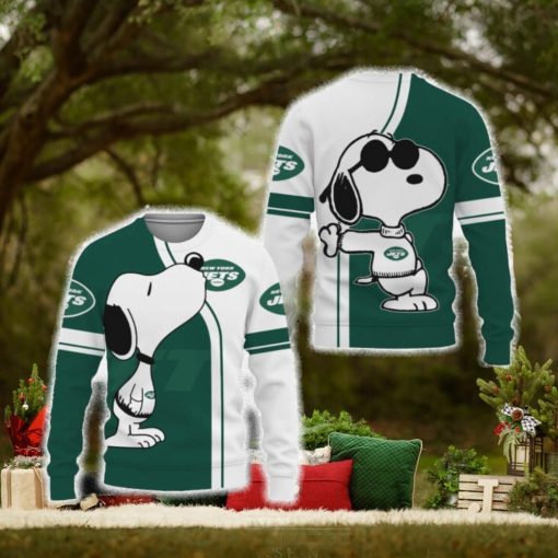 New York Jets Shop Champion Team 3D Sweater Christmas For Fan Gift