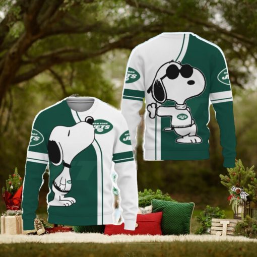 New York Jets Shop Champion Teamwear Ugly Christmas Sweater