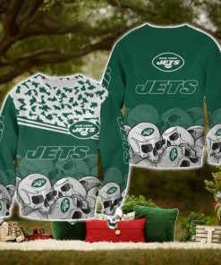 New York Jets Skull Holidaywear Halloween Ugly Sweater For Men And Women Gift Christmas