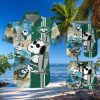 New York Jets Snoopy Surfing On The Beach All Over Print Combo Hawaiian Shirt And Beach Shorts