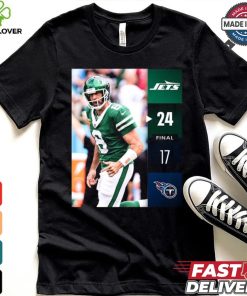 New York Jets Win 24 17 Titans 2024 NFL Week 2 Final Score Shirt