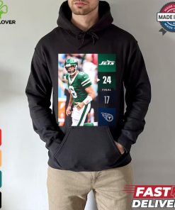 New York Jets Win 24 17 Titans 2024 NFL Week 2 Final Score Shirt