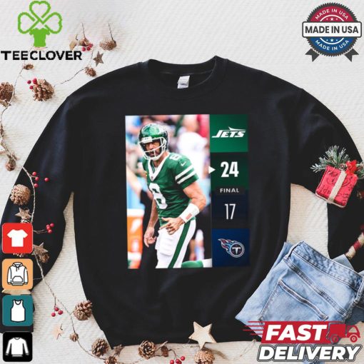 New York Jets Win 24 17 Titans 2024 NFL Week 2 Final Score Shirt