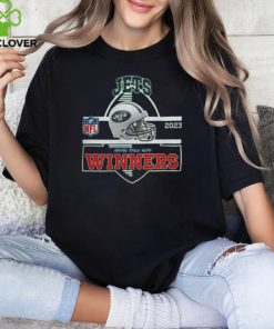 New York Jets Winners Champions 2023 Super Wild Card NFL Divisional Helmet Logo Shirt