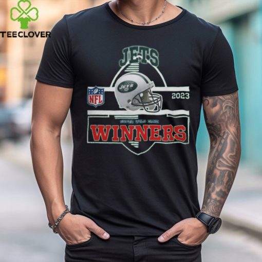 New York Jets Winners Champions 2023 Super Wild Card NFL Divisional Helmet Logo Shirt