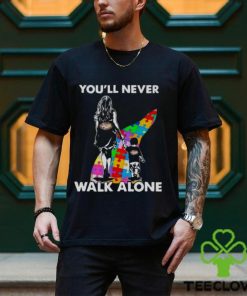 New York Jets You’ll Never Walk Alone Mom And Son Autism T Shirt