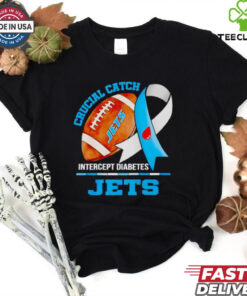 New York Jets crucial catch intercept diabetes shirt