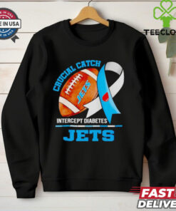 New York Jets crucial catch intercept diabetes hoodie, sweater, longsleeve, shirt v-neck, t-shirt