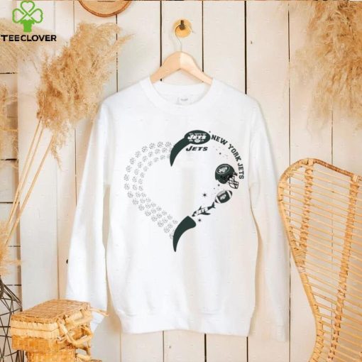 New York Jets football heart helmet logo gift hoodie, sweater, longsleeve, shirt v-neck, t-shirt