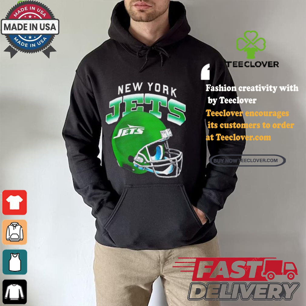 New York Jets gradient helmet shirt New York Jets gradient helmet shirt