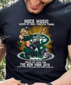 New York Jets rock music keep my soul forever young hoodie, sweater, longsleeve, shirt v-neck, t-shirt