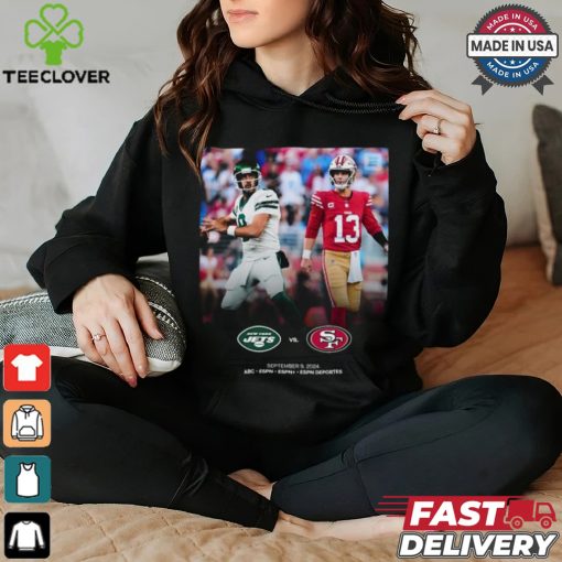 New York Jets vs San Francisco 49ers september 9 2024 shirt